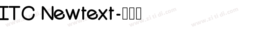 ITC Newtext字体转换
